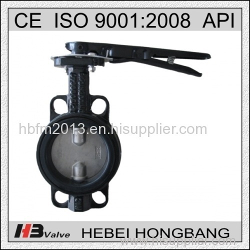Type A Manual-Operated Wafer Butterfly Valve