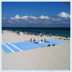 Microfiber suede beach towel with printing