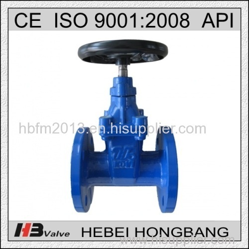 Ductile iron soft sealing non-rising gate valve