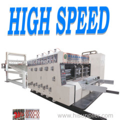 HIgh speed corrugated cardboard printing slotting die-cutting machine