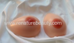 Fake breast form for men