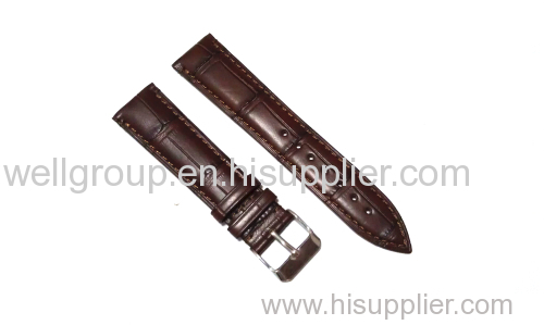 Alligator leather watch bands
