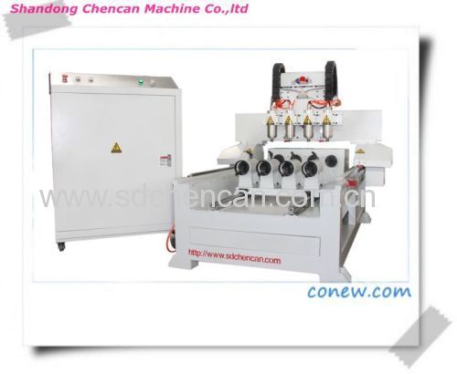 Four axis rotary cnc router