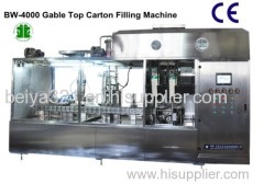 fully automatic gable top carton filling machinery