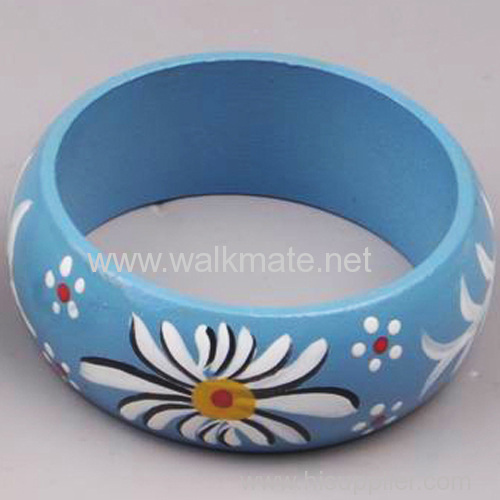 brautiful Painting Wood Bangle