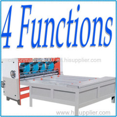 Semi automatic slotting machine for cardboard box