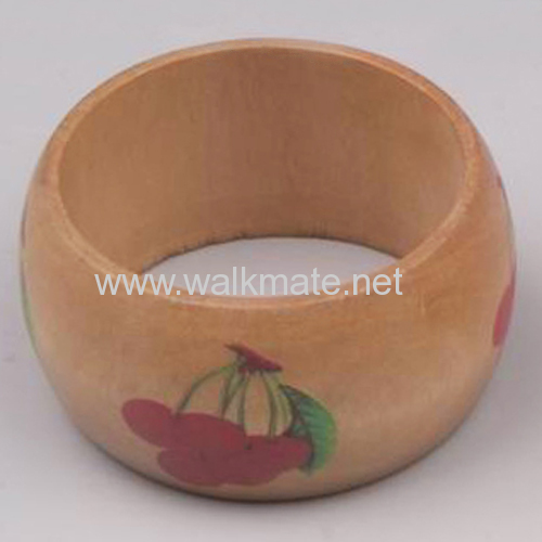 brautiful Painting Wood Bangle 