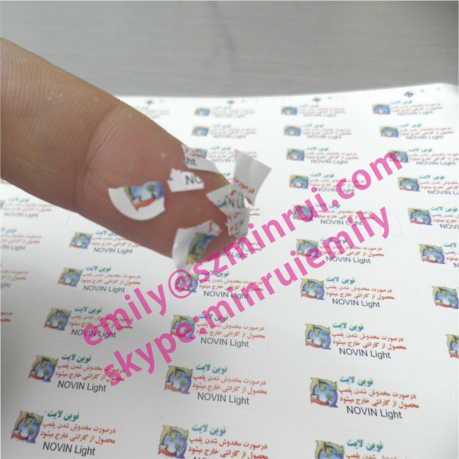 Custom Warranty VOID If Removed Labels,Destructible Fragile Warranty Seal Stickers,Warranty VOID Stickers with Numbers