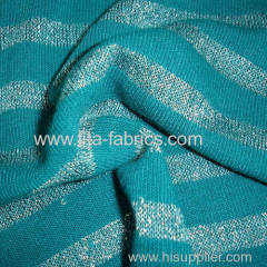 Acrylic bright silk striped Jersey