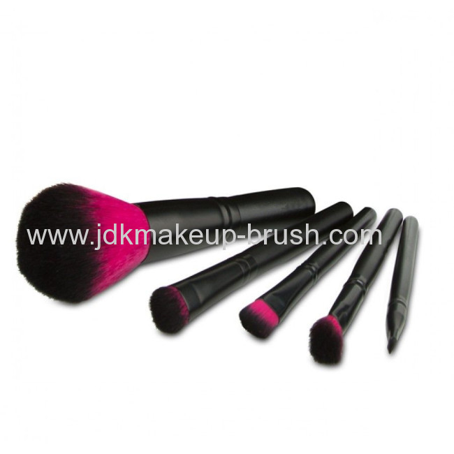 Fuchsia Color 5pcs Professional Makeup Brush set