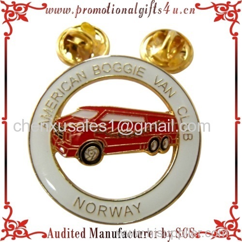 American Boggie Van Club Badge with Butterfly Clutch