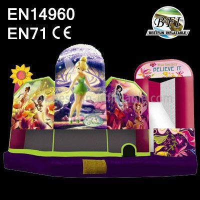 Inflatable Elfins Garden Jumping Castle Combo