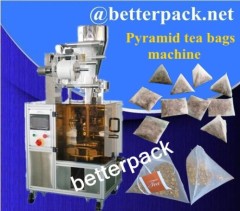nylon triangular tea bags packing machine pyramid tea bags packaging