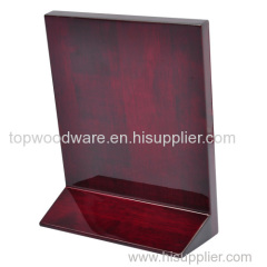 Double side high gloss finish stand plaque