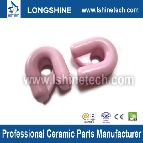 pink 95%-99% al203 ceramic hook