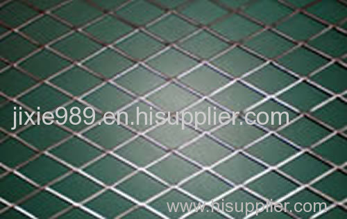 Expanded diamond mesh made by diverse materials for many purposes