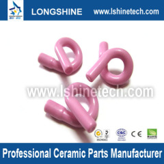 pink textile ceramic hook