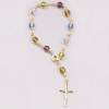 spiritual bead bracelet with cross jesus