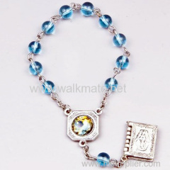 spiritual bead bracelet with cross jesus