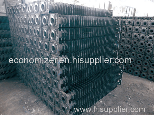 1.5 meters of cast iron thread tube economizer