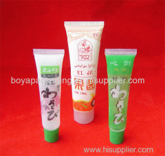 30ml transparent cosmetic plastic tube with srew cap