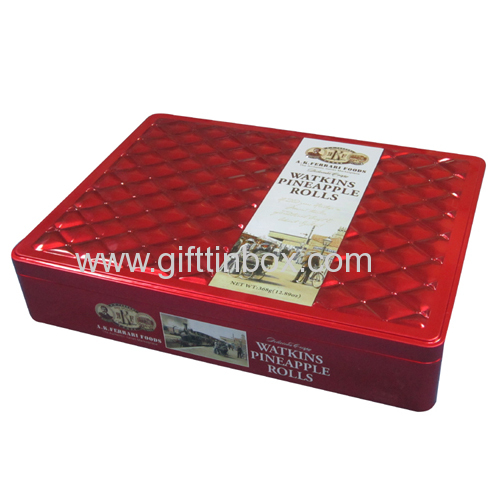 Biscuit tin box F03047