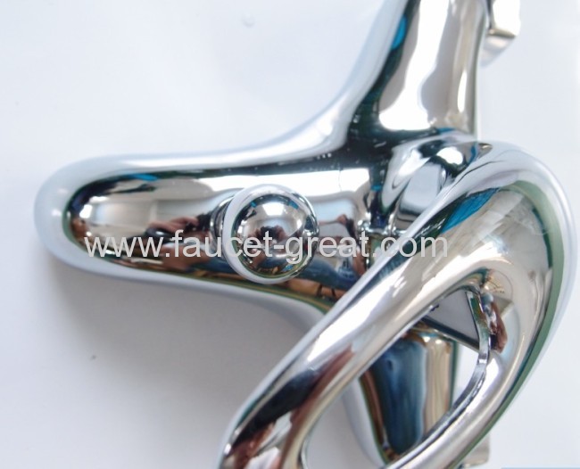 Bathroom Faucet With H58 Brass Body In Good Chrome
