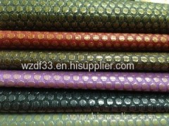 Crystal round point design pu leather