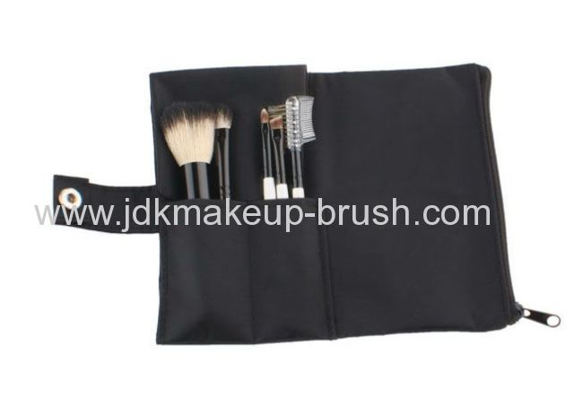 Cosmtic high quality 5pcs makeup brush kit with white handle