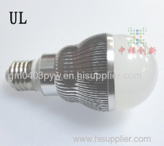 7w LED bulb light UL certification