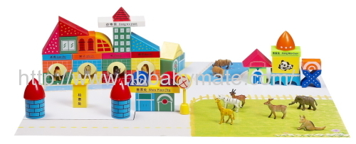 Zoo 47pcs plastic building blocks