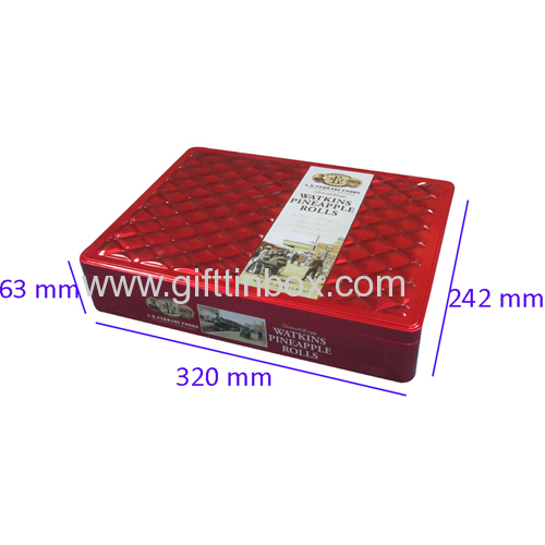 Chocolate tin box F03047-CT