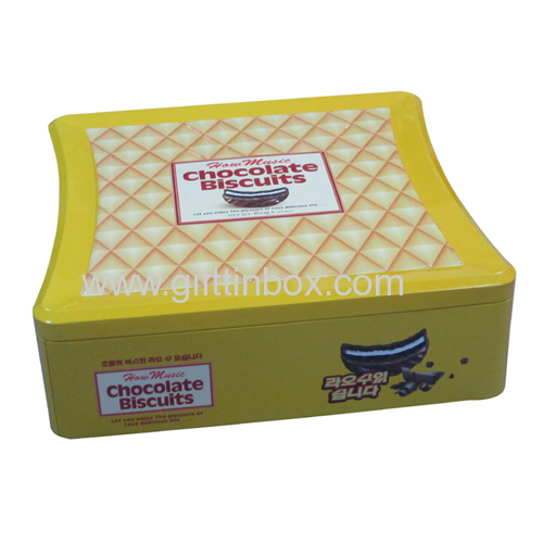 Chocolate tin can F06007