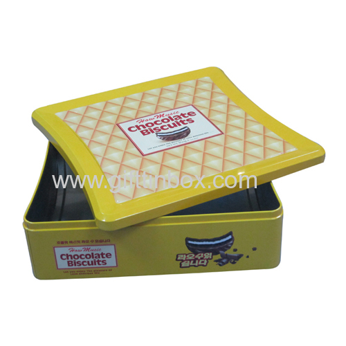 Biscuit tin box F06007-BT