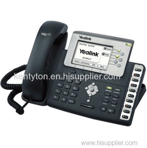 Yealink SIP-T28P 6 Line Dual Ports with Power HD VOICE SIP T28P SIP IP VOIP OFFICE PHONE TELEFONE Spanish multi language