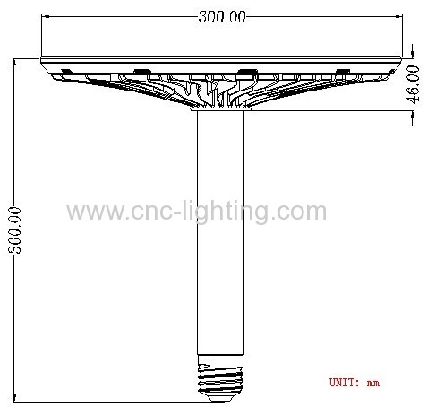 IP65 E40 led highbay lamp