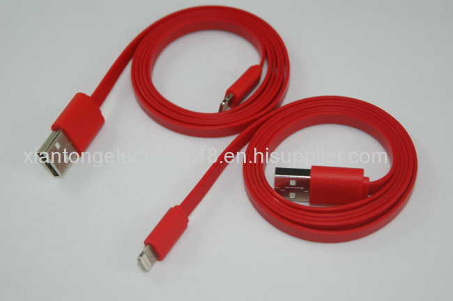 Supported IOS7,Wholesale 8pin usb cable for iphone 5/5s/5c