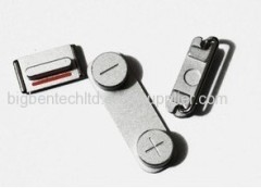 Side Button Power Volume Mute Switch key Set for iphone 5