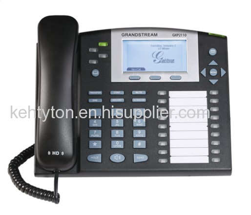 Grandstream GXP2110 4-line Key System IP Phone Spanish multi language