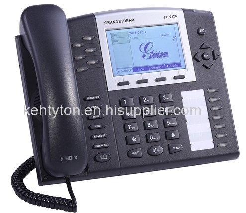 Grandstream GXP2120 GXP-2120 SIP Business Executive 6 Line HD Office IP Phone Telephone with POE