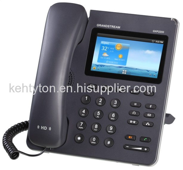 Grandstream GXP2200 Enterprise Multimedia SIP IP VOIP OFFICE SKYPE PHONE TELEFONE for Android
