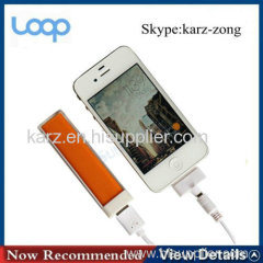 2200mah power bank charger for iphone/samsung