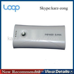 high quality 5200 mah power bank for samsung/blackberry