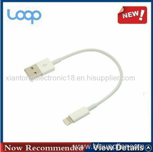 Short 8 Pin Usb Charger Cable For Iphone5