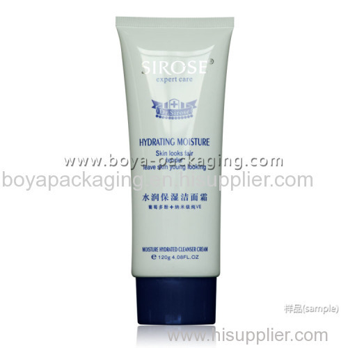 plastic facial cleanser soft tube