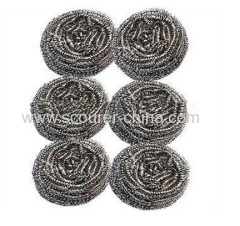 Strong cleaning stainless steel cleaning ball spiral scourer 6g/pc-80g/pc