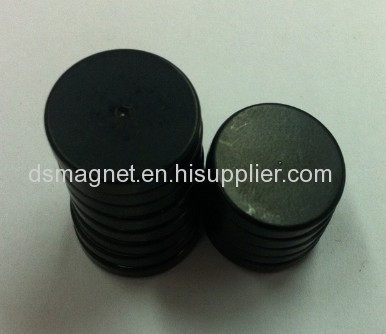 Sintered Ndfeb Magnet Disc with black epoxy
