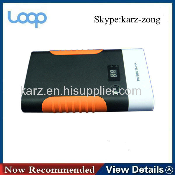 12000 mah power bank charger for iphone/samsung/blackberry