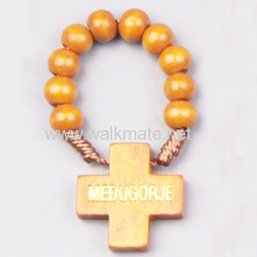 Wooden Cord Finger Rosary