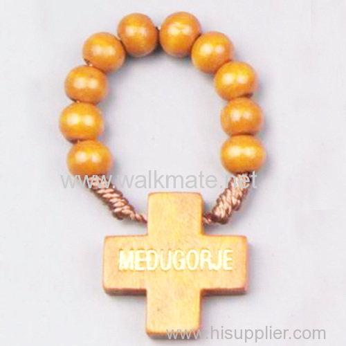 Wooden Cord Finger Rosary
